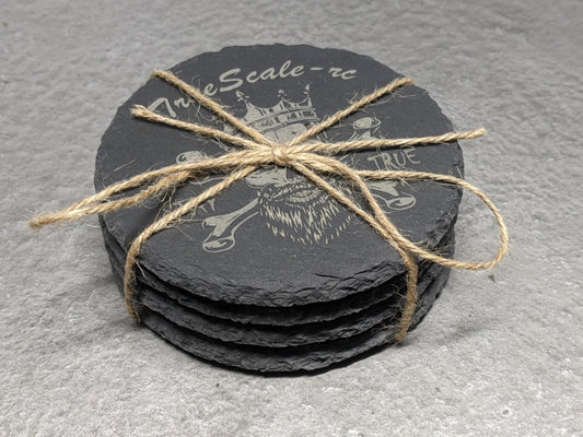 TS Round Slate Coaster / 4pc