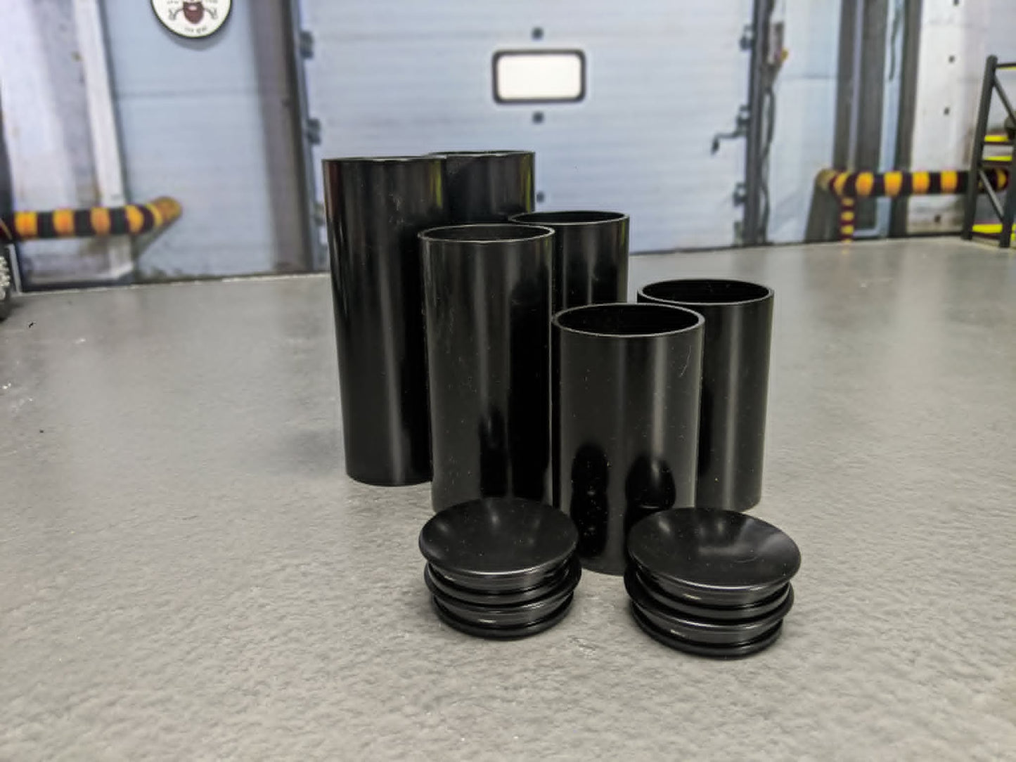 TS-Matte Black Fuel Tanks