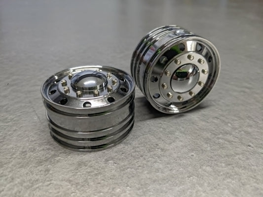 RC-Wide Front Rims Chrome