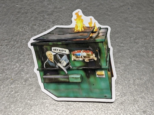 TS-Dumpster Fire Sticker