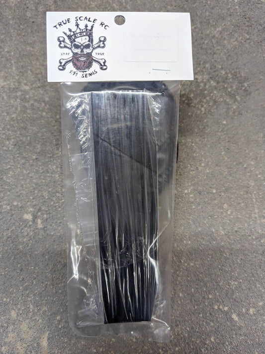 TS - Black Tapered Drop Front Bumper