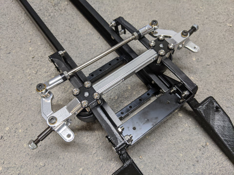 TS-2511 Aluminum Front Semi Axle - Silver