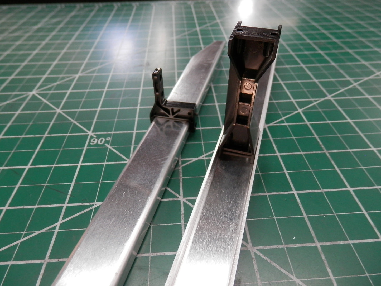 TS-2245 32" Blank frame rails tapered end - DISCONTINUED