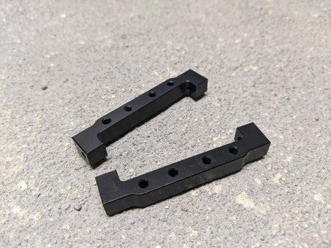 TS-1576 Black Aluminum Servo Mounts